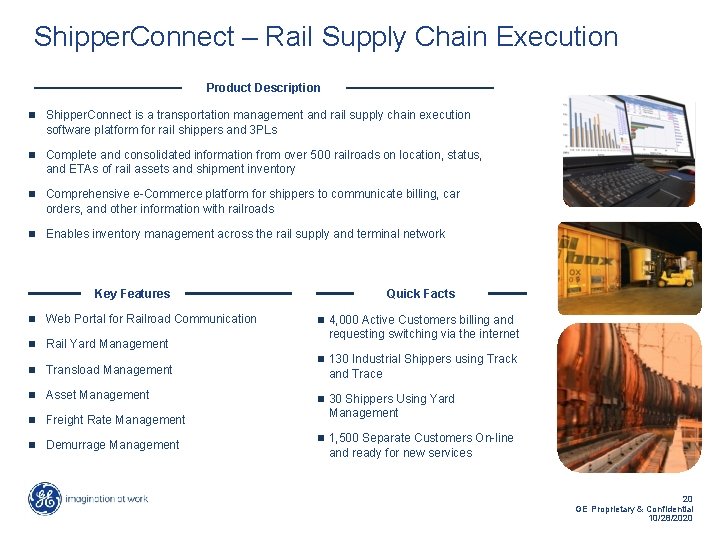 Shipper. Connect – Rail Supply Chain Execution Product Description n Shipper. Connect is a