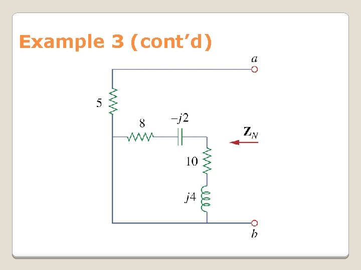 Example 3 (cont’d) 