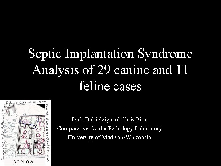 Septic Implantation Syndrome Analysis of 29 canine and 11 feline cases Dick Dubielzig and