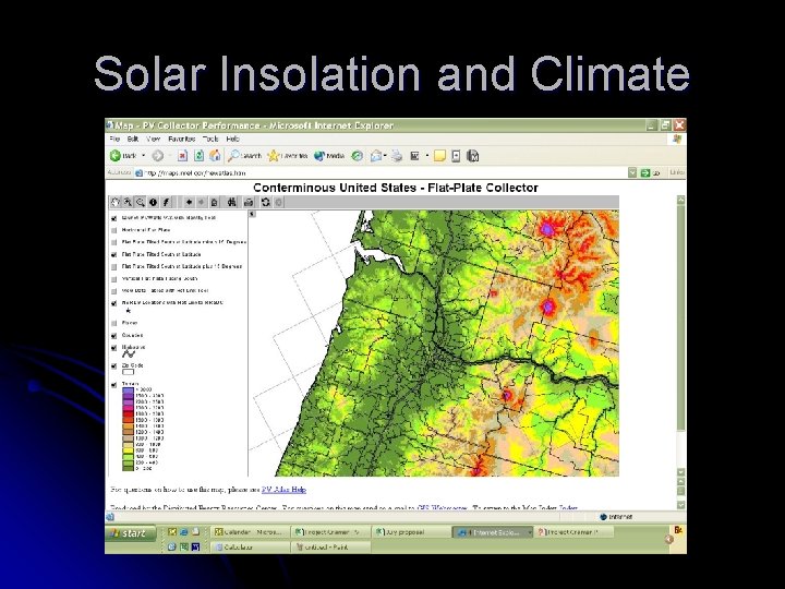 Solar Insolation and Climate 