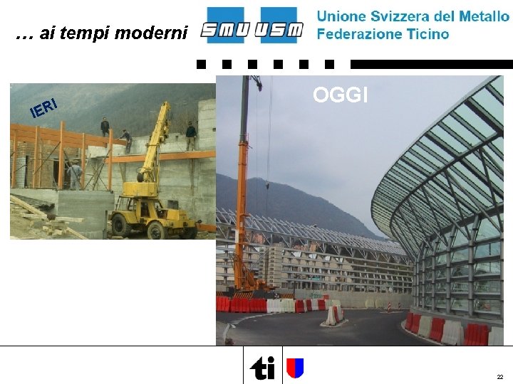 … ai tempi moderni I IER OGGI 22 