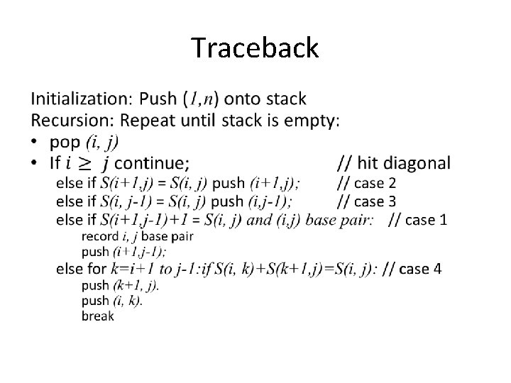 Traceback • 