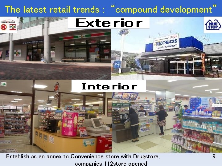 The latest retail trends : “compound development” Establish as an annex to Convenience store