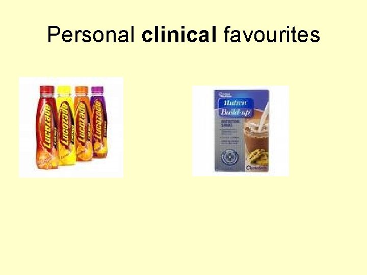 Personal clinical favourites 