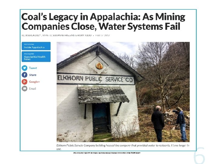 http: //wvpublic. org/post/coal-s-legacy-appalachia-mining-companies-close-water-systems-fail#stream/0 