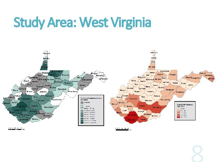 Study Area: West Virginia 