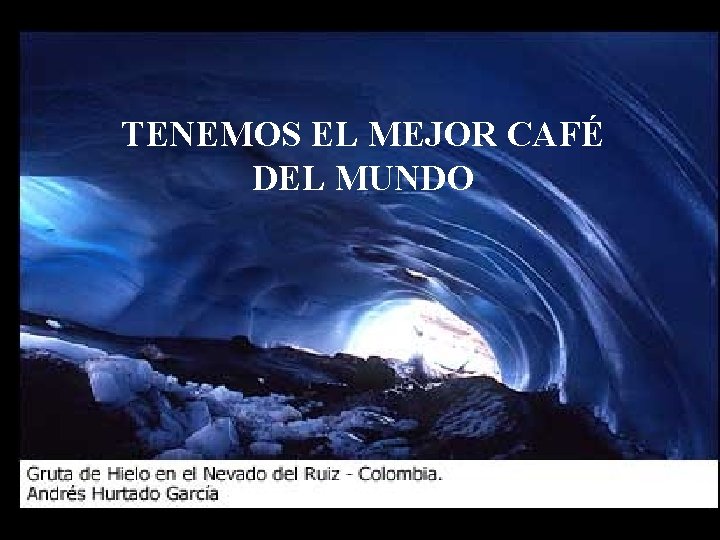 TENEMOS EL MEJOR CAFÉ DEL MUNDO 