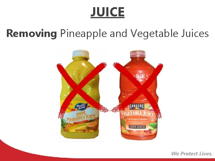 JUICE Removing Pineapple and Vegetable Juices 