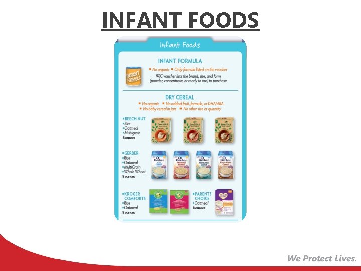 INFANT FOODS 
