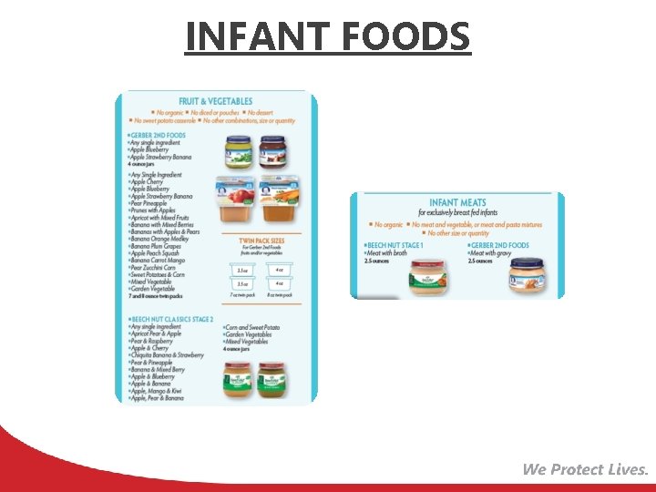 INFANT FOODS 