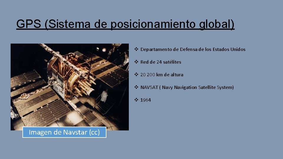 GPS (Sistema de posicionamiento global) v Departamento de Defensa de los Estados Unidos v