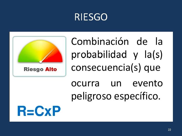 RIESGO 22 