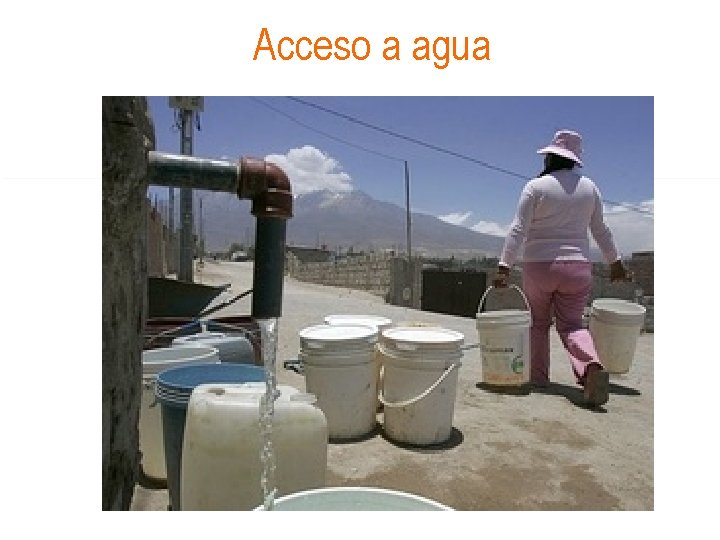 Acceso a agua 