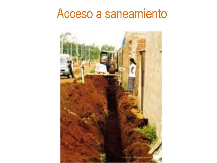 Acceso a saneamiento 