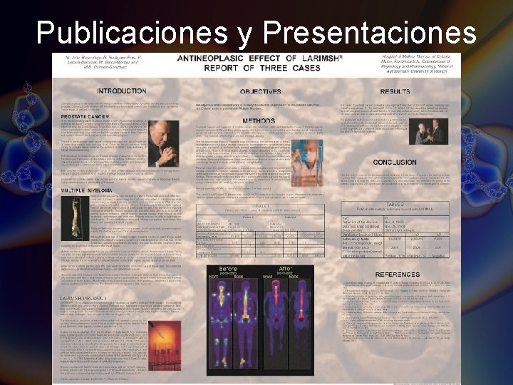 Publicaciones y Presentaciones Publicaciones y Presentaciones