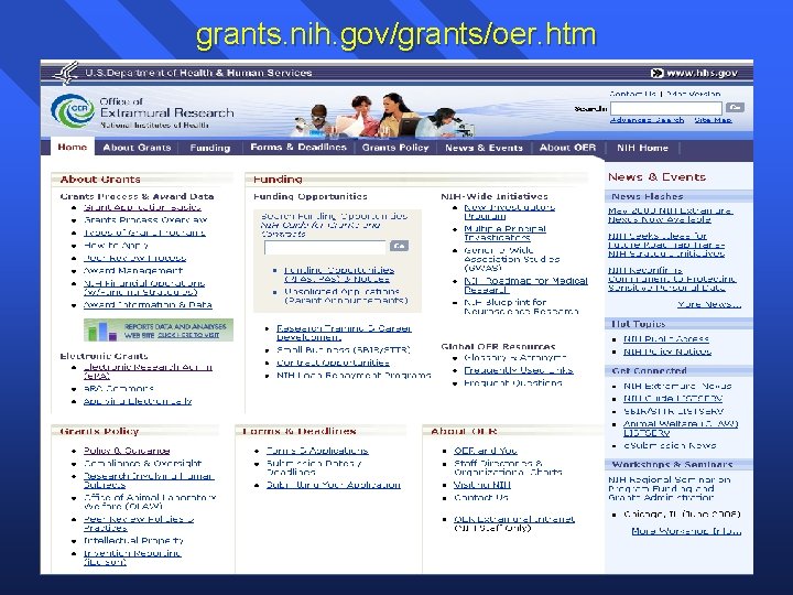 grants. nih. gov/grants/oer. htm 