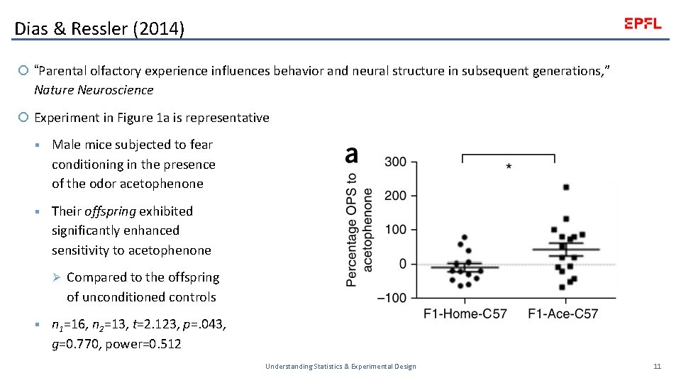 Dias & Ressler (2014) “Parental olfactory experience influences behavior and neural structure in subsequent