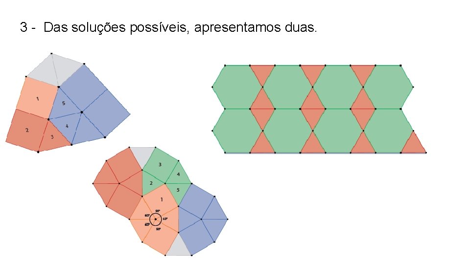 3 - Das soluções possíveis, apresentamos duas. 3 - Das soluções possíveis, apresentamos duas.