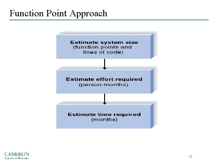 Function Point Approach 41 