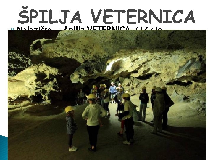 ŠPILJA VETERNICA Nalazište - špilja VETERNICA ( JZ dio Medvednice) - čovjekovi preci na