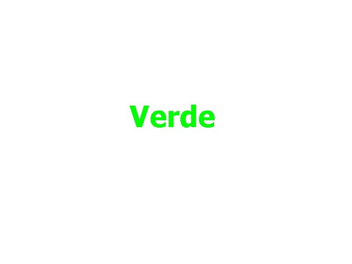 Verde 