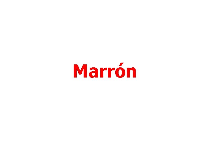 Marrón 