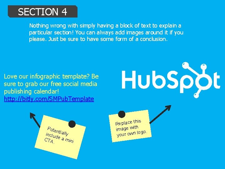 SECTION 4 Nothing wrong with simply having a block of text to explain a