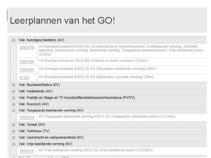 Leerplannen van het GO! Krachtige leeromgevingen- groepssessie 1 Faculteit Psychologie en pedagogische wetenschappen 