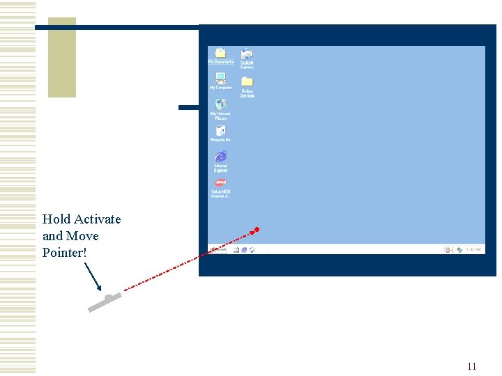Hold Activate and Move Pointer! 11 
