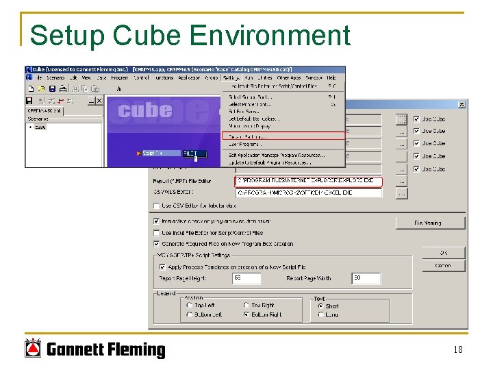 Setup Cube Environment 18 Setup Cube Environment 18