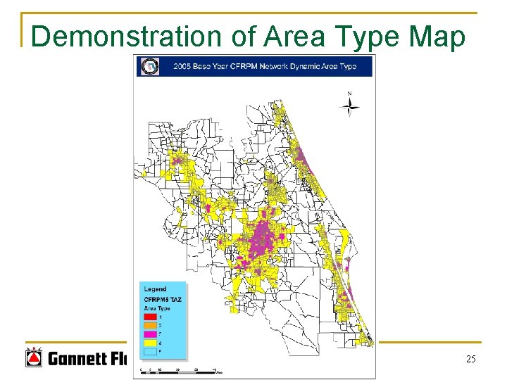 Demonstration of Area Type Map 25 Demonstration of Area Type Map 25