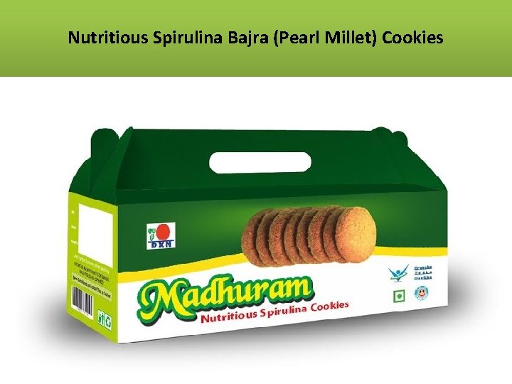 Nutritious Spirulina Bajra (Pearl Millet) Cookies 