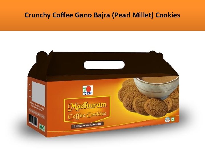 Crunchy Coffee Gano Bajra (Pearl Millet) Cookies 