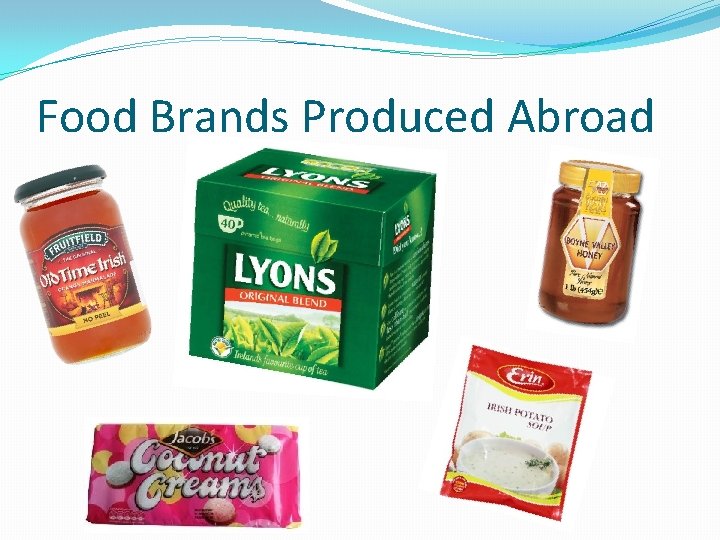 Food Brands Produced Abroad 