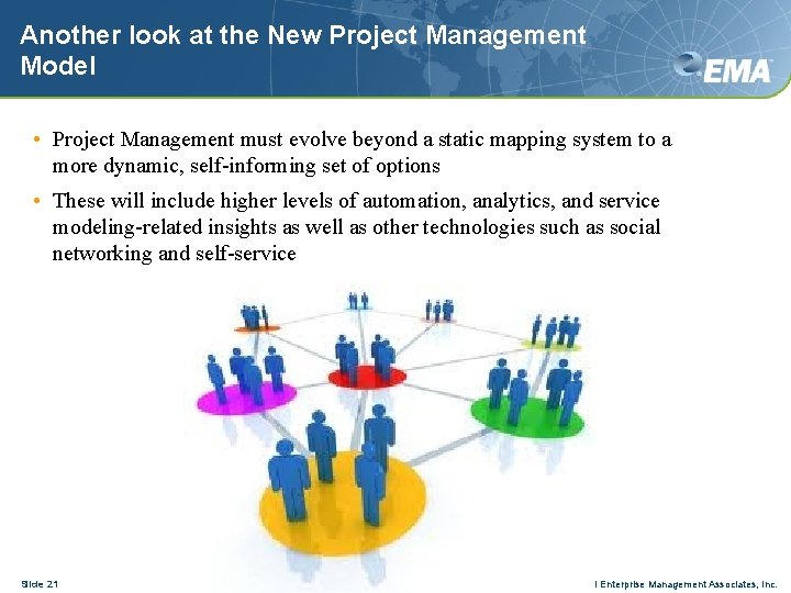 Another look at the New Project Management Model • Project Management must evolve beyond