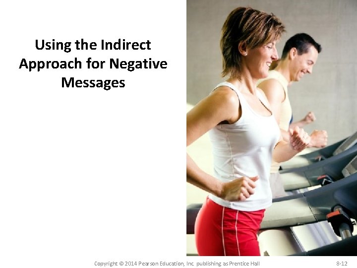 Using the Indirect Approach for Negative Messages Copyright © 2014 Pearson Education, Inc. publishing Using the Indirect Approach for Negative Messages Copyright © 2014 Pearson Education, Inc. publishing