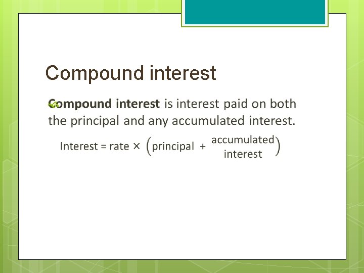 Compound interest 