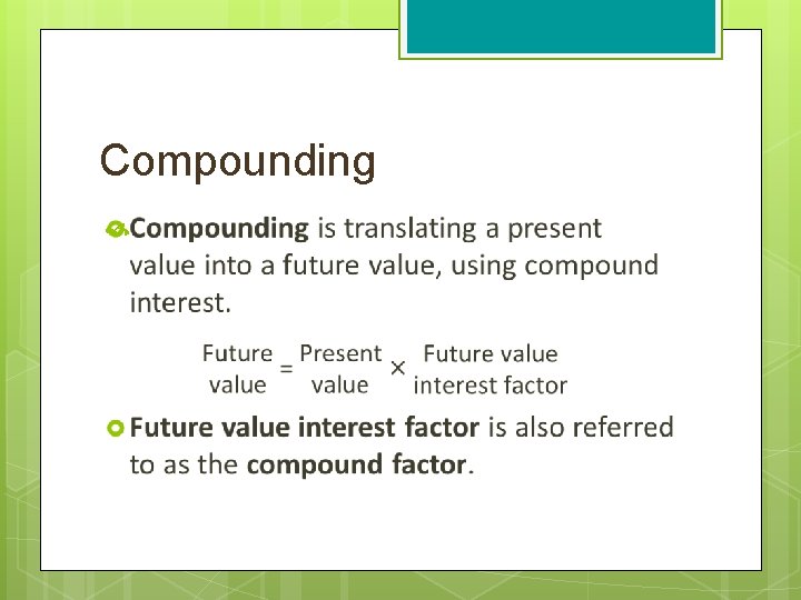 Compounding 