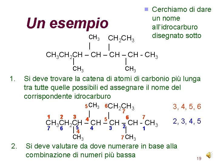 Cerchiamo di dare un nome all’idrocarburo disegnato sotto Un esempio CH 3 CH 2