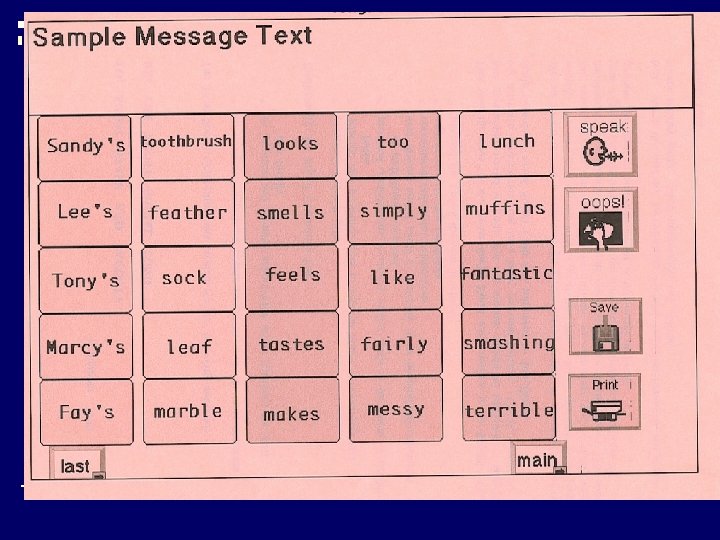 Writing Composing a message using text SPC ED