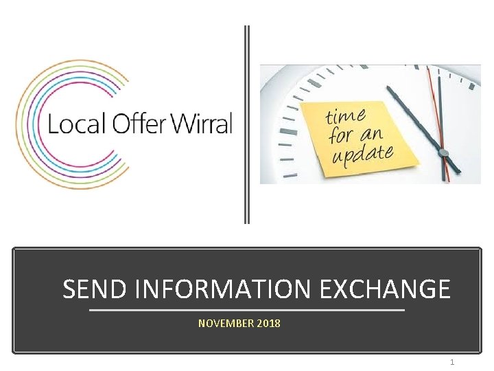  SEND INFORMATION EXCHANGE NOVEMBER 2018 1 