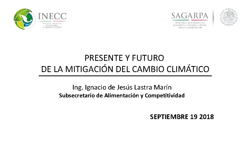 PRESENTE Y FUTURO DE LA MITIGACIN DEL CAMBIO