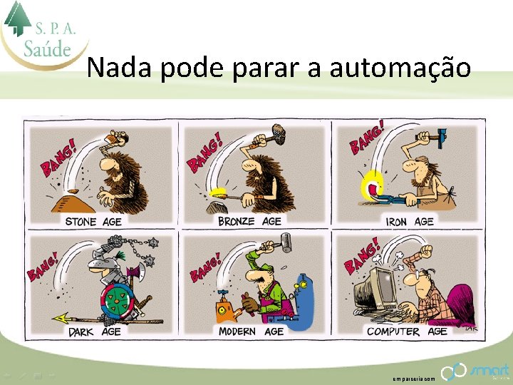 Nada pode parar a automação em parceria com 