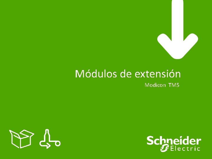 Módulos de extensión Modicon TM 5 