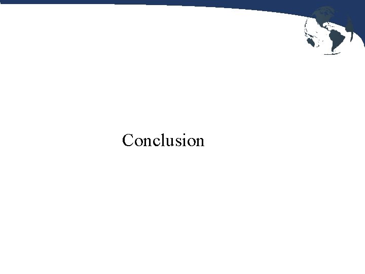 Conclusion Conclusion