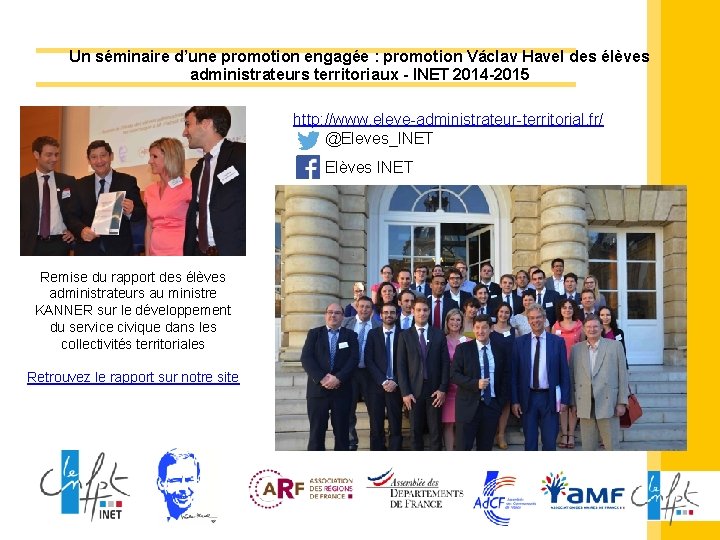 Un séminaire d’une promotion engagée : promotion Václav Havel des élèves administrateurs territoriaux -