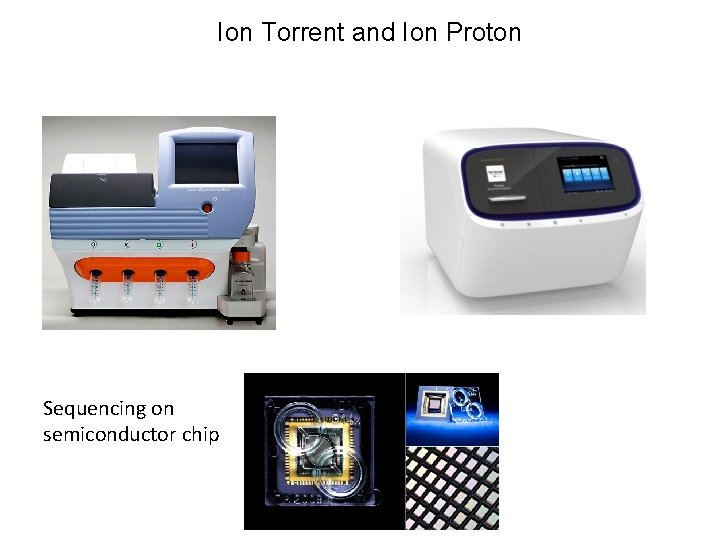 Ion Torrent and Ion Proton Sequencing on semiconductor chip 