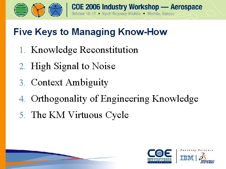 How To Manage Engineering KnowHow Jeff Moffa Emergent