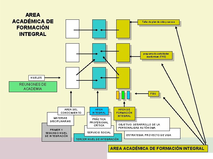 AREA ACADÉMICA DE FORMACIÓN INTEGRAL Taller de plan de vida y carrera programa de