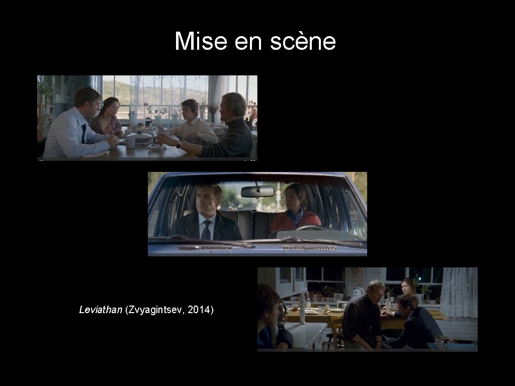 Mise en scène Leviathan (Zvyagintsev, 2014) Mise en scène Leviathan (Zvyagintsev, 2014)